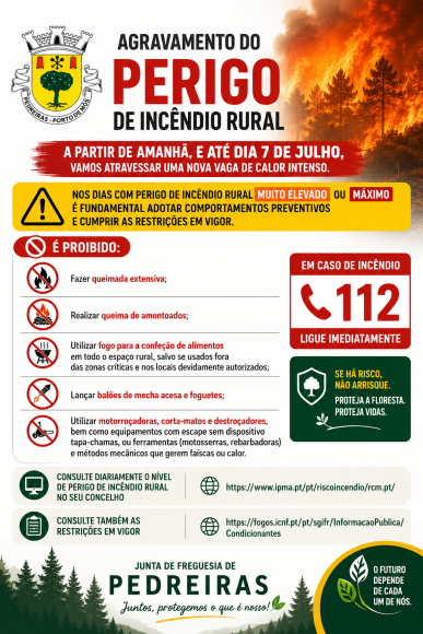 Risco de inc&ecirc;ndio